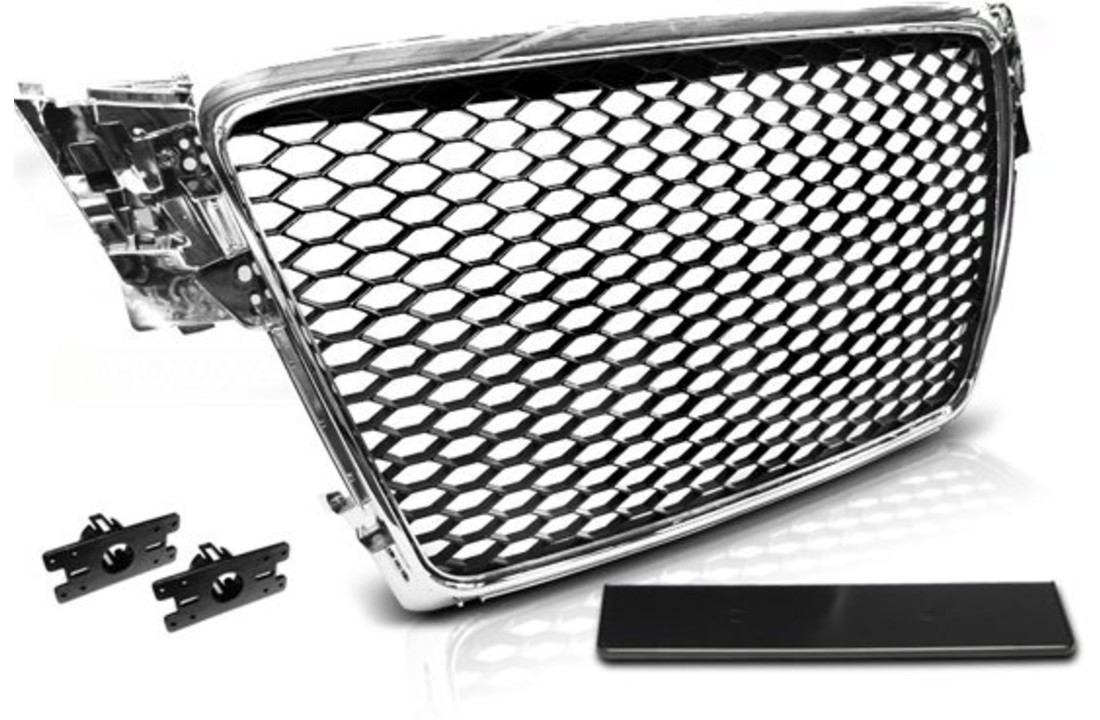 Grill AUDI A4 B8 08-11 CHROOM RS-STIJL