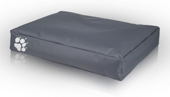 Hondenkussen - hondenbed - 80x60cm - donkergrijs