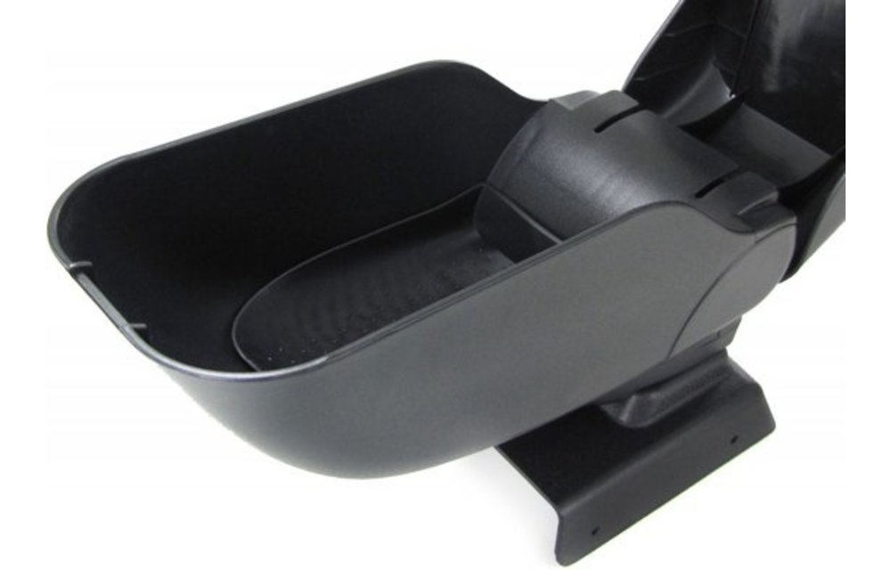 Armsteun zwart Opel Astra H 04-10 - met opbergvak