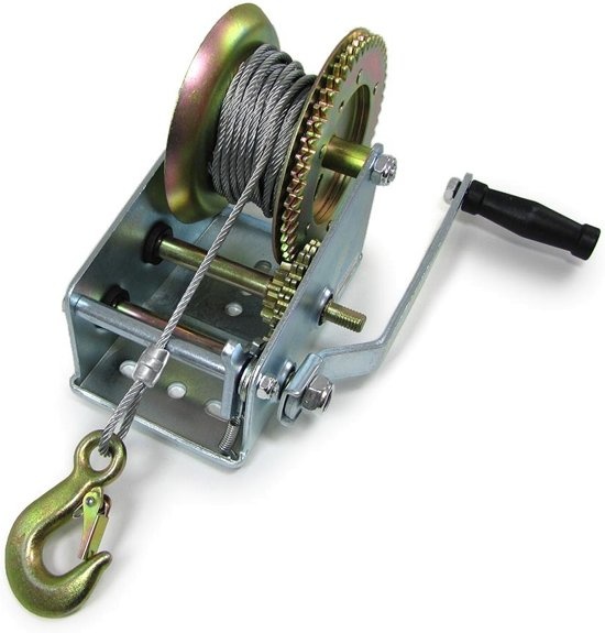 Handlier met staaldraad 1500 kg 10 meter