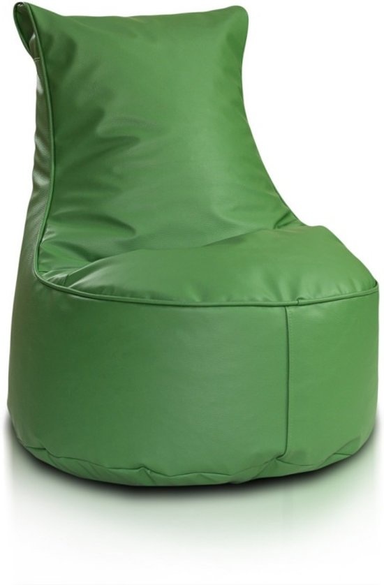 Zitzak kind 75cm limoengroen kunstleer