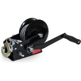 Professionele handlier met staaldraad 1500 kg 10 meter zwart