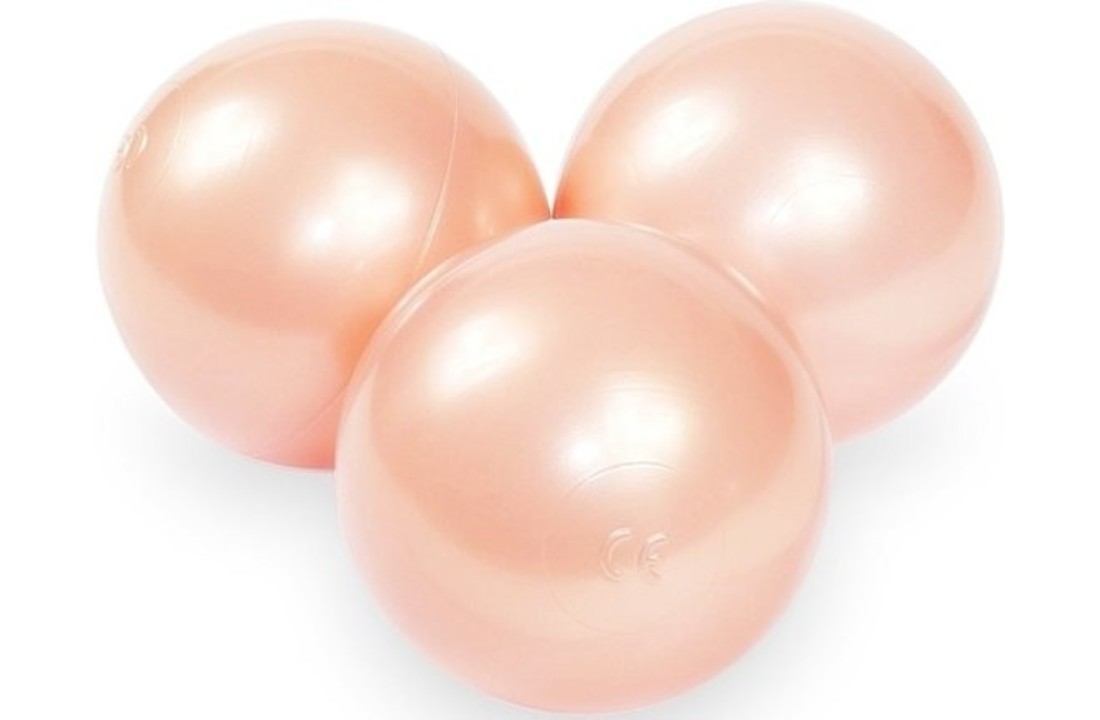Ballenbak ballen goudroze (70mm) 500 stuks