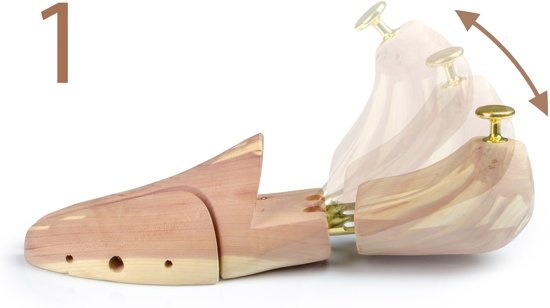 Schoenspanner Cederhout - maat 38 - 39 - links & rechts