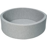 Ballenbak grijs 90x30 cm met 150 ballen Ø 7 cm - stevig ballenbad - Multi gekleurd