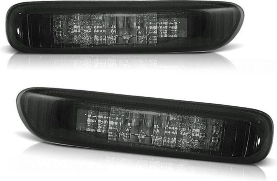 Zijkant knipperlichten geschikt voor BMW E46 ZWART