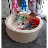 Ballenbak - stevig ballenbad - 90 cm - beige - zonder ballen