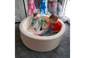 Ballenbad met 300 ballen Wasbare hoes 90 x 30 cm Grafiet Ballenbad met 300 ballen Wasbare hoes 90 x 30 cm Grafiet