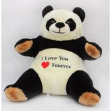 Pluche knuffel - Reuzenpanda beer - i love you forever - 55 cm