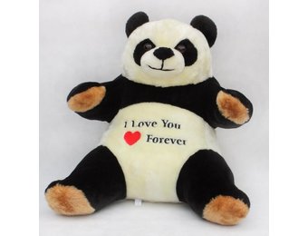 Pluche knuffel - Reuzenpanda beer - i love you forever - 55 cm