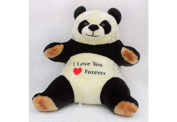 Pluche knuffel - Reuzenpanda beer - i love you forever - 55 cm