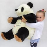 Pluche knuffel - Reuzenpanda beer - i love you forever - 55 cm