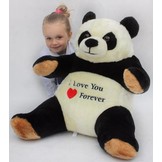 Pluche knuffel - Reuzenpanda beer - i love you forever - 55 cm
