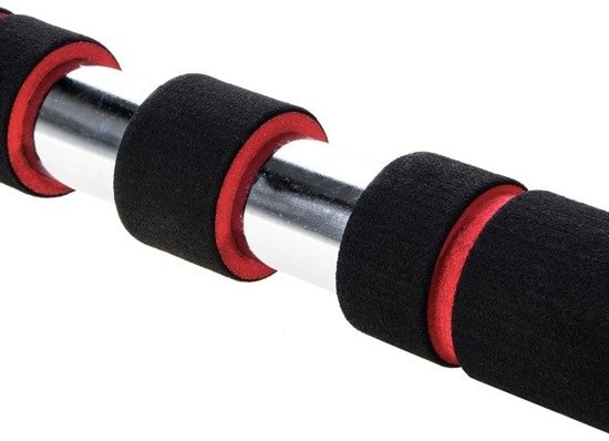 Optrekstang deurpost - verstelbaar - pull-up bar doorway - 62 tot 100 cm - tot 100 KG - met handvaten