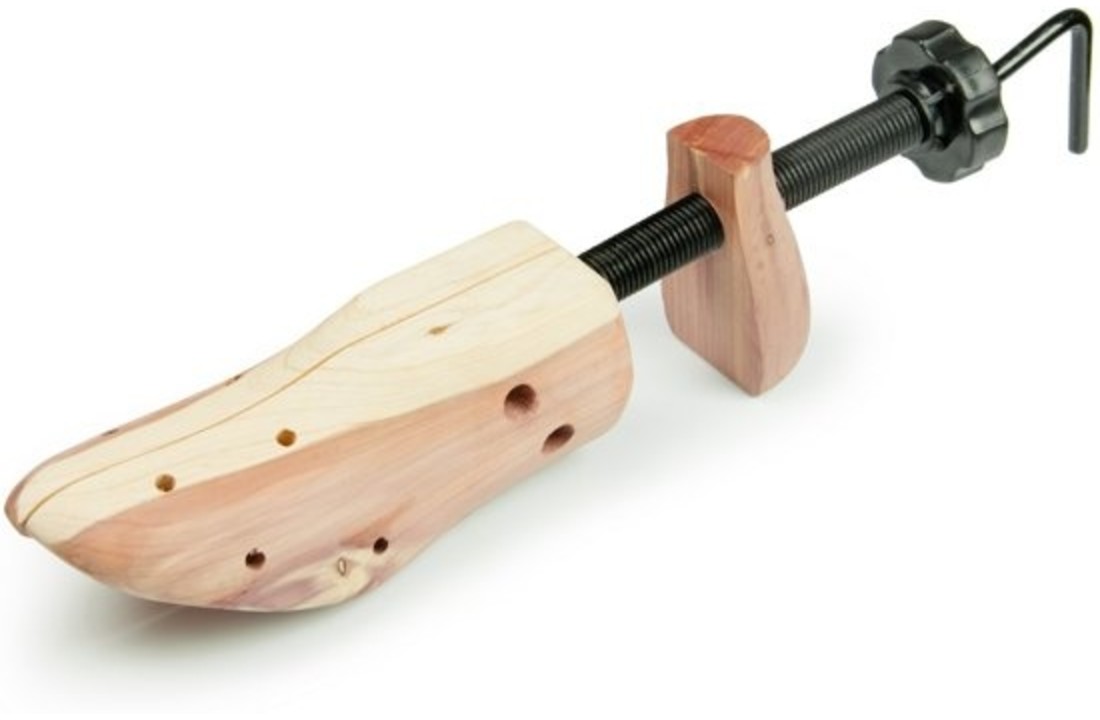 Cederhouten schoenspanner set - maat 37 tot 47 - heren
