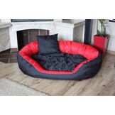 XXL Hondenbed - hondenmand - waterdicht - 110x80cm - zwart rood