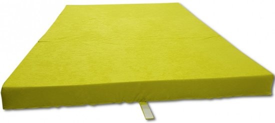 Logeermatras - camping matras - reismatras - opvouwbaar matras - 120 x 200 x 10 - groen