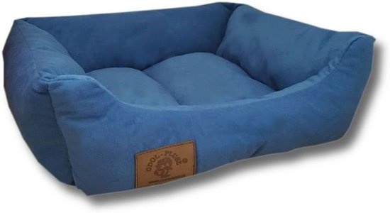 Hondenmand - S - kleine hond - 50 x 40 cm - blauw - hondenbed