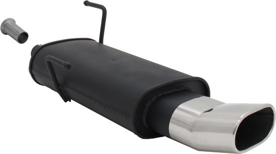 Sportuitlaat Peugeot 206 - Tuning - sporteinddemper