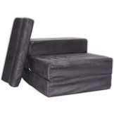 Zwarte Logeermatras - camping matras - reismatras - opvouwbaar matras - 70 x 200 x 15 met kussen