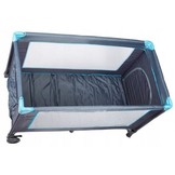 Reisbedje met klamboe zijkanten - opvouwbaar - blauw