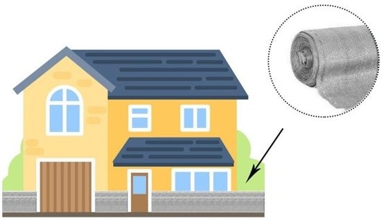 Zichtbreeknet - schaduwnet rol - 90 procent - 1.5 x 50 m - schermgaas zon - privacynet - grijs - incl. montageset - tuin