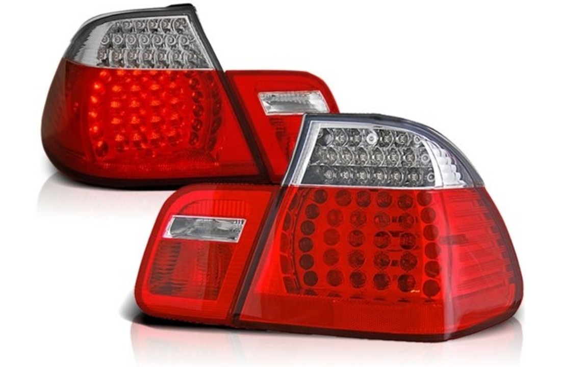Achterlichten geschikt voor BMW E46 05 98-08 01 ROOD HELDER LED