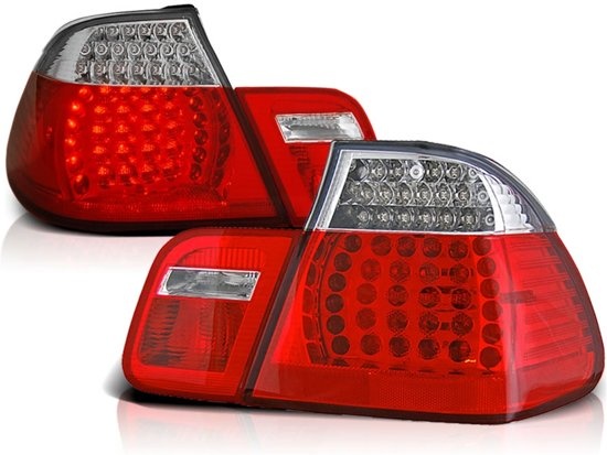 Achterlichten BMW E46 05 98-08 01 ROOD HELDER LED