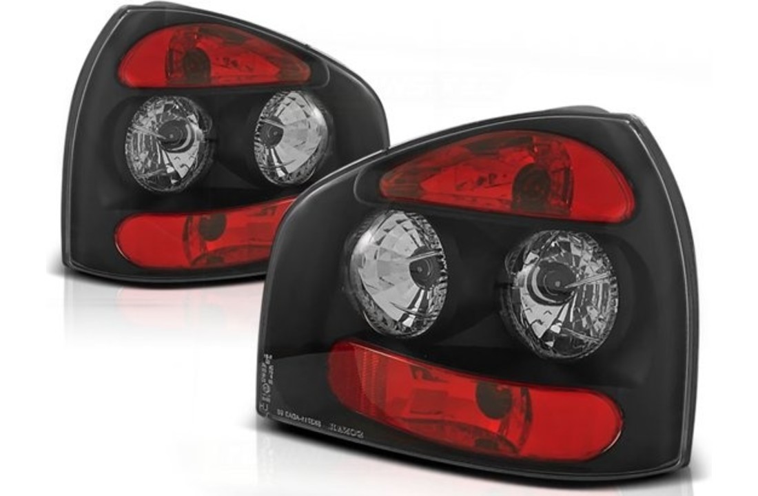 Achterlichten geschikt voor AUDI A3 8L 08 96-08 00 ZWART