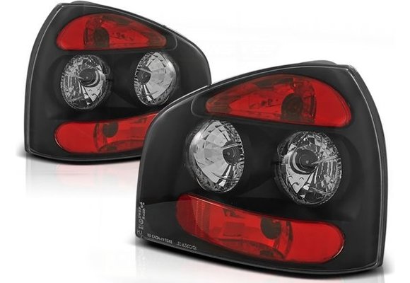 Achterlichten AUDI A3 8L 08 96-08 00 ZWART