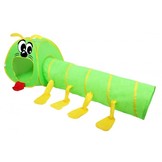 Speeltent met duizendpoot tunnel - voor kinderen - groen