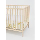 Bedbumper met hemel - 100% katoen - 140cm x 70cm - Giraffen en beren