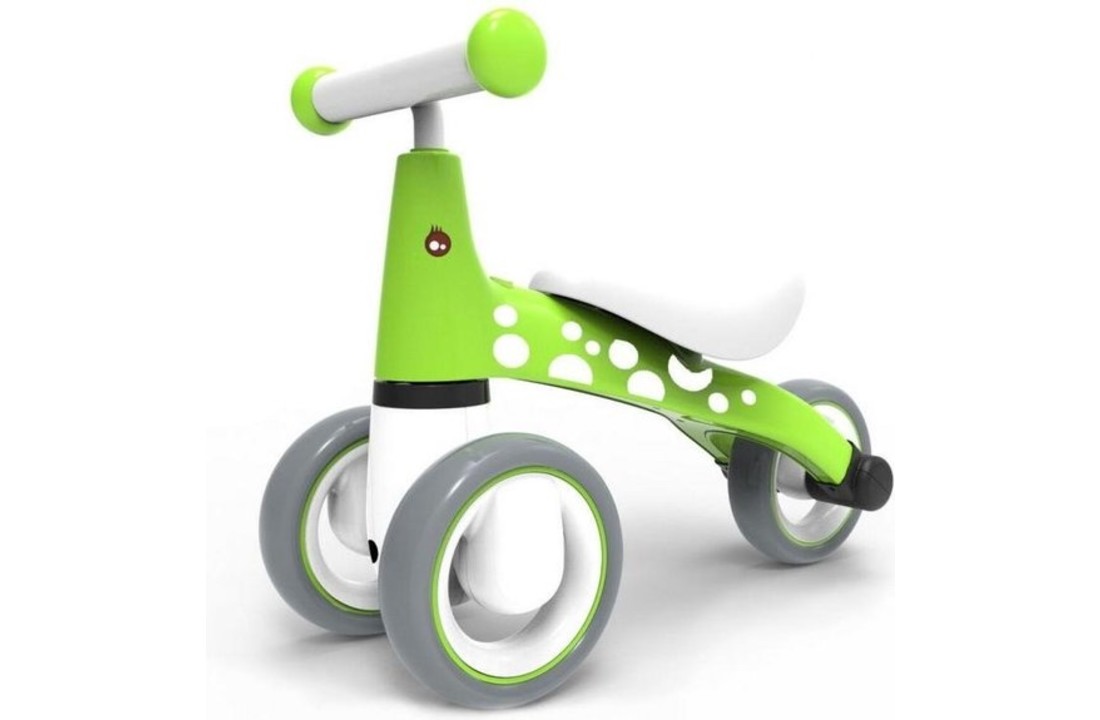 Kinder loopfiets - driewieler - groen & wit