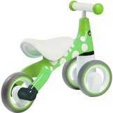 Kinder loopfiets - driewieler - groen & wit