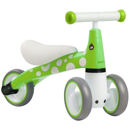 Kinder loopfiets - driewieler - groen & wit