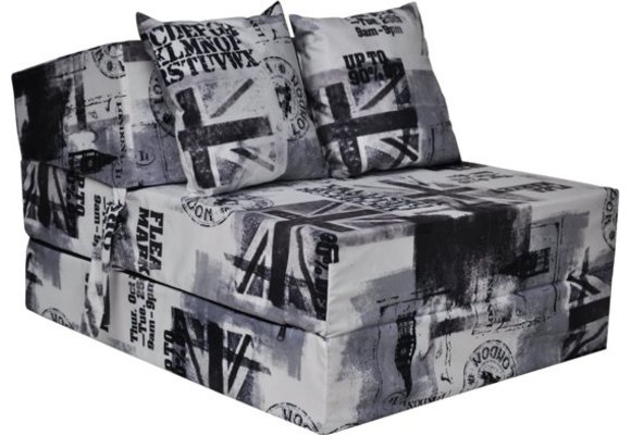 Luxe logeermatras - UK - camping matras - reismatras - opvouwbaar matras - 200 x 70 x 15 - met kussens