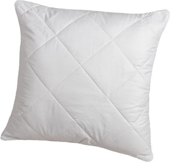 Hoofdkussen slaapkamer 66x66 anti-allergie - microvezel - gewatteerd