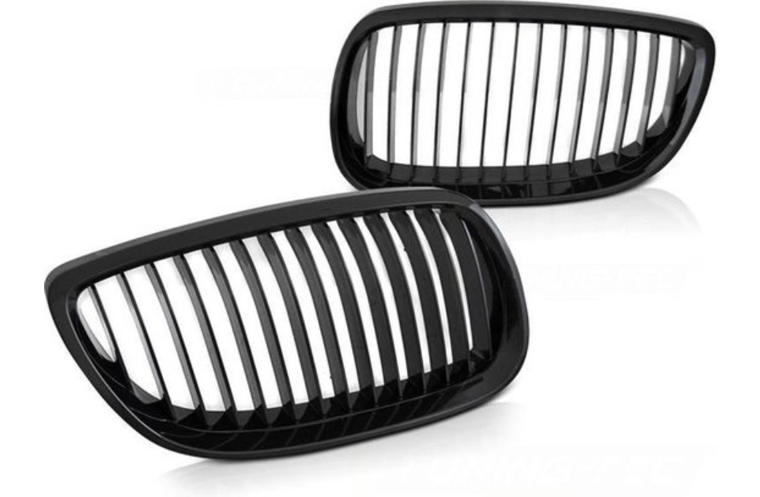 Grill geschikt voor BMW E92 / E93 07-10 C/C GLANZEND ZWART