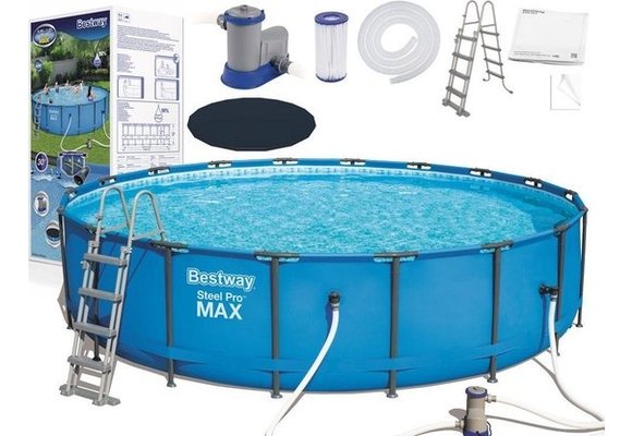 Bestway Steel Pro Max XL - 549x122 cm - inclusief heel veel accessoires
