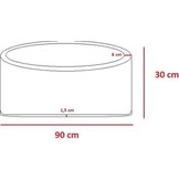 Ballenbak - 200 ballen - 90 x 30 cm - ballenbad - Vlinderpatroon