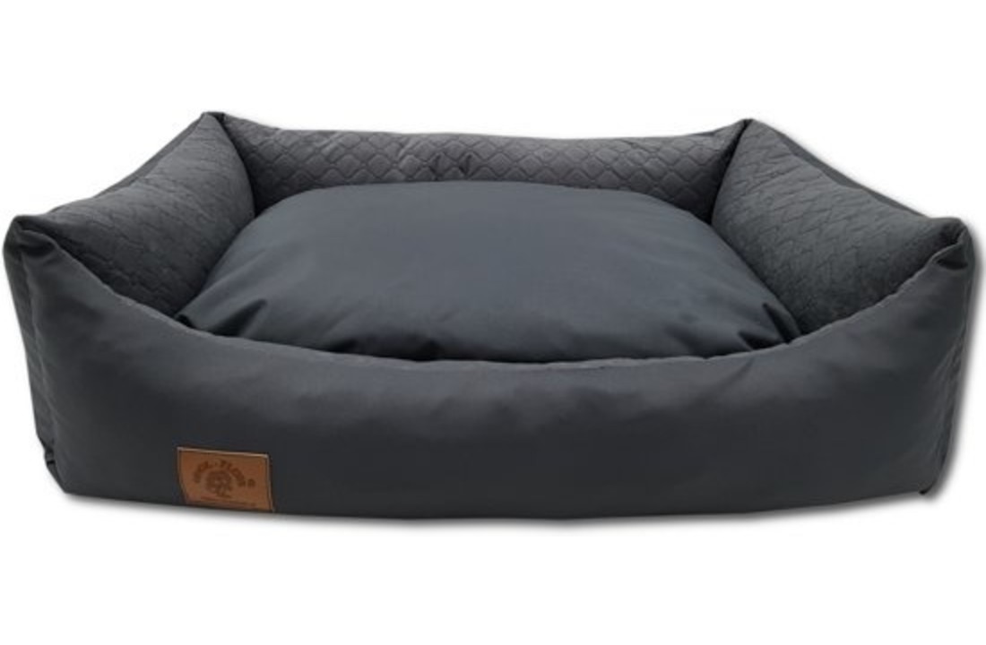 Hondenmand - 100 x 70 cm - wasbare hoes - waterdicht - hondenbed - kussen - antraciet