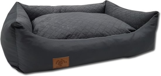 Hondenmand antraciet 100x70 cm - wasbaar hondenkussen - waterdicht hondenbed