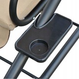 Schommelbank - tuinschommel - met klapbare rugleuning - beige