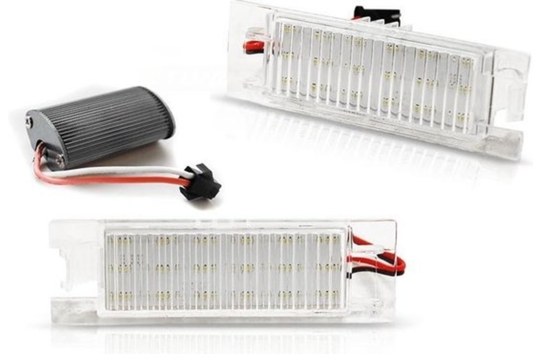 Kentekenverlichting LED geschikt voor OPEL ZAFIRA B/ ASTRA H/ CORSA D/ INSIGNIA / VECTRA C LED CANBUS