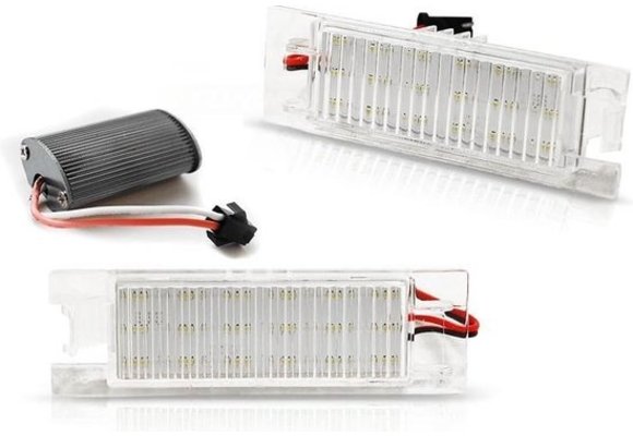 Kentekenverlichting LED geschikt voor OPEL ZAFIRA B/ ASTRA H/ CORSA D/ INSIGNIA / VECTRA C LED CANBUS