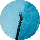 Logeermatras extra dik - blauw - camping matras - reismatras - opvouwbaar matras - 195 x 70 x 15