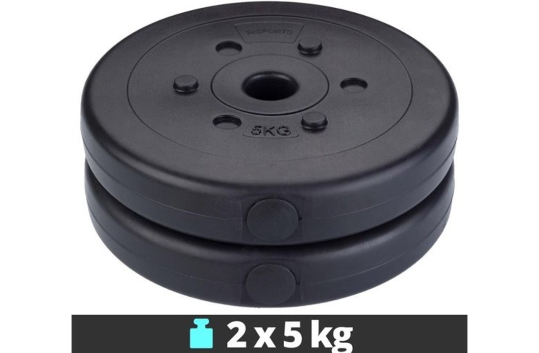 10 kg Halterschijvenset 30 mm 2x5 kg