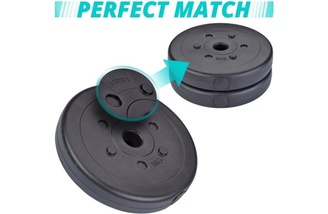 10 kg Halterschijvenset 30 mm 2x5 kg