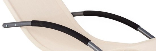 Schommelstoel ligstoel tuin - beige