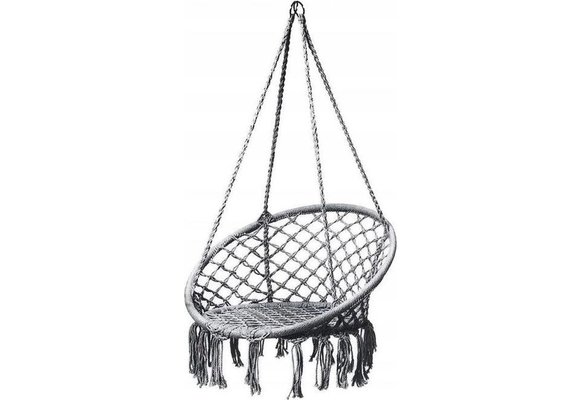 Hangstoel - schommelmand - grijs